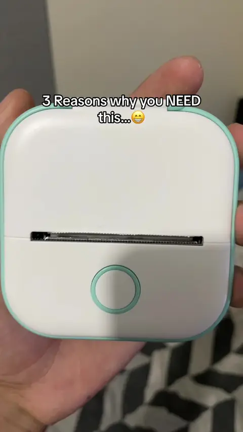Mini printer = infinite “ink” 🤑 #fyp #student #tiktokmademebuyit 